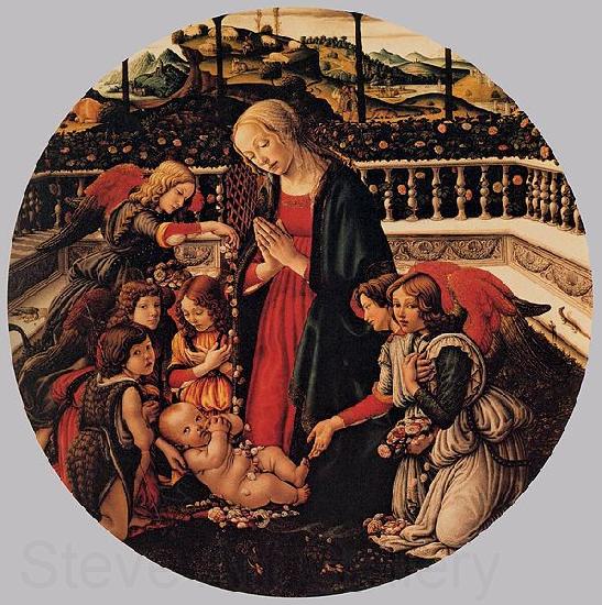 Francesco Botticini Madonna with Child Germany oil painting art